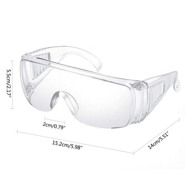 LEEINTO Safety Glasses Personal Protective Equipment Eyewear For Protection Clear