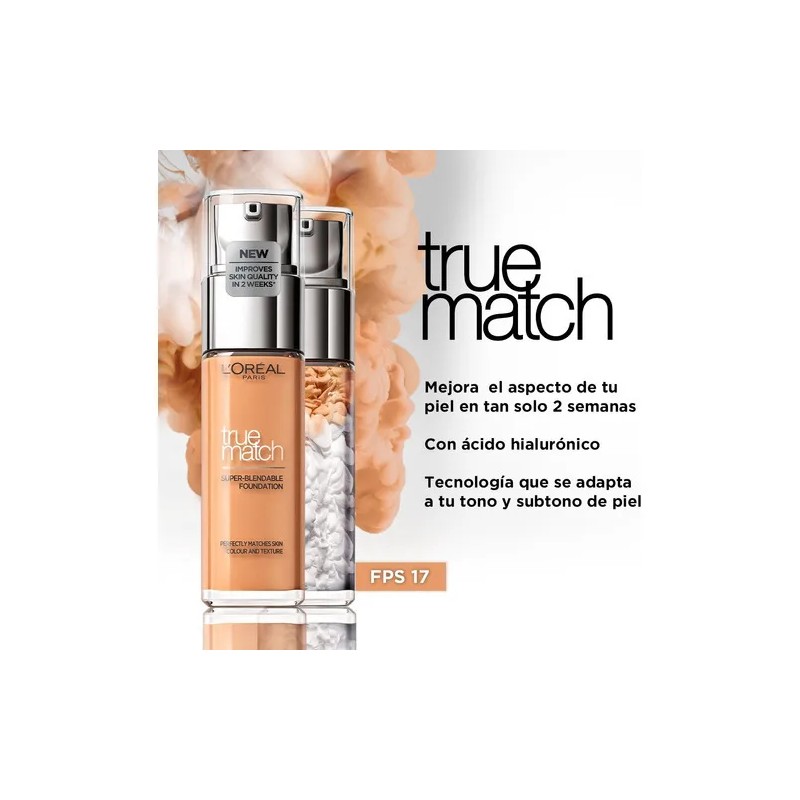 Base De Maquillaje L'Oréal Paris True Match Super-Bendable Tono 3.5.N