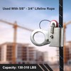 FHFallArrest Fall Protection Automatic Energy Absorbing Rope Grab，Used with 5/8”