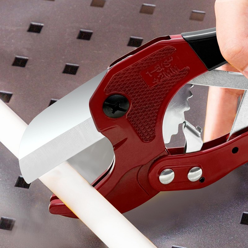 42 mm Plastic Pipe Cutter, Heavy Duty Ratchet Type Pipe