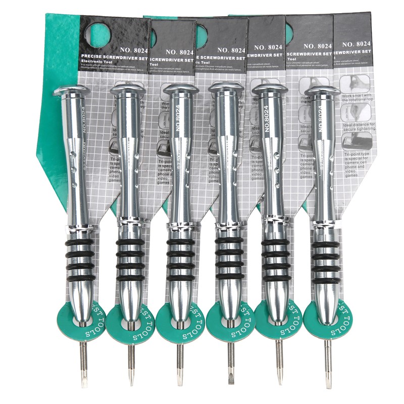 6Pcs Slot Screwdriver Electronic Product Disassembly Repair Hand Tightening Tool