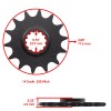 Kawasaki Black Drive Chain And Sprocket Kit for Kawasaki Ninja