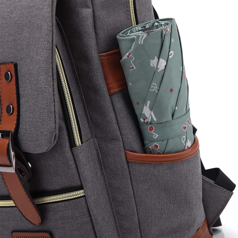 HASAGEI Vintage Unisex Casual School Bag Travel Laptop Backpack Rucksack