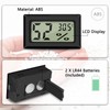 Thlevel 3 Pack Digital Thermometer Temperature Humidity Meter Mini Thermohygrometer