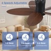 Surtime Palm Leaf Ceiling Fans with Lights-42 Tropical Ceiling Fan