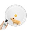 Silent Spinner Hamster Wheel, 17cm/ 6.69Inch Hamster Exercise Wheel Transparent,