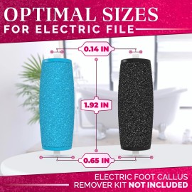 Azzori 11pcs Replacement Rollers For Electric Callus Remover For Feet 7 Extra Coarse An