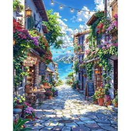 YALKIN Paint by Number for Adult Kits, DIY Oil Painting Kits for Adults Beginners on Canvas for Home Wall Decor Gifts 16x20 inch/40X50CM (No Frame)