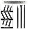 Carbon Fiber Plastic Scraper, 9 PCS Small Scraper Tool Plastic