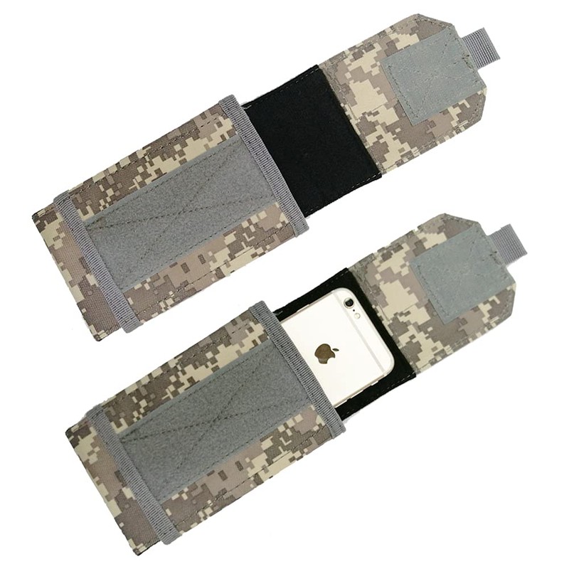 Bolsa de teléfono táctica de nailon resistente al agua, pequeña