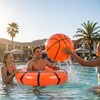 4 Pcs Baseball Inflatable Pool Floats Basketball, Tubes Balls