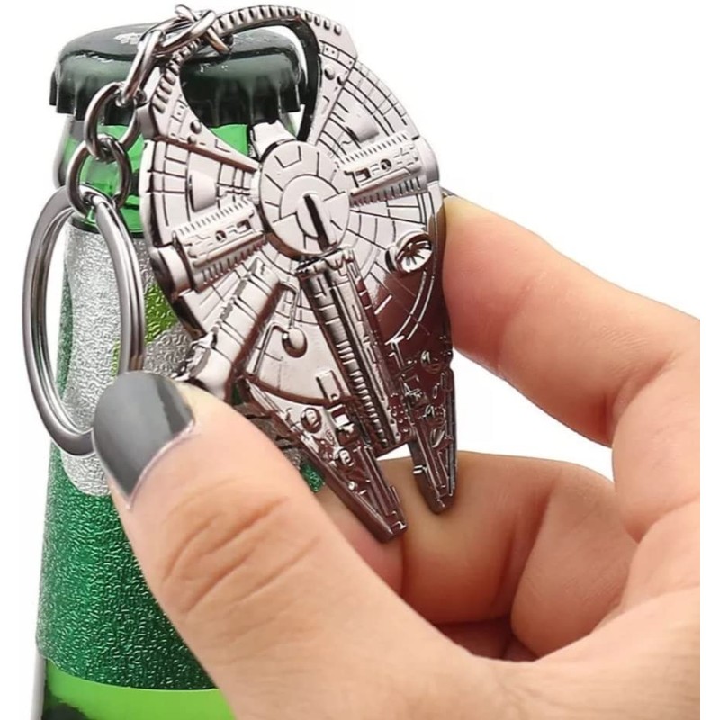 Han Solo Millennium Falcon Bottle Opener in Spaceship Look with