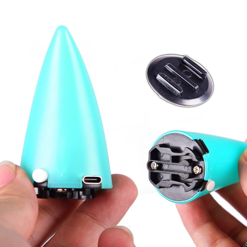 2Pcs Helmet Light Up Devil Horns Rechargeable with Quick Release