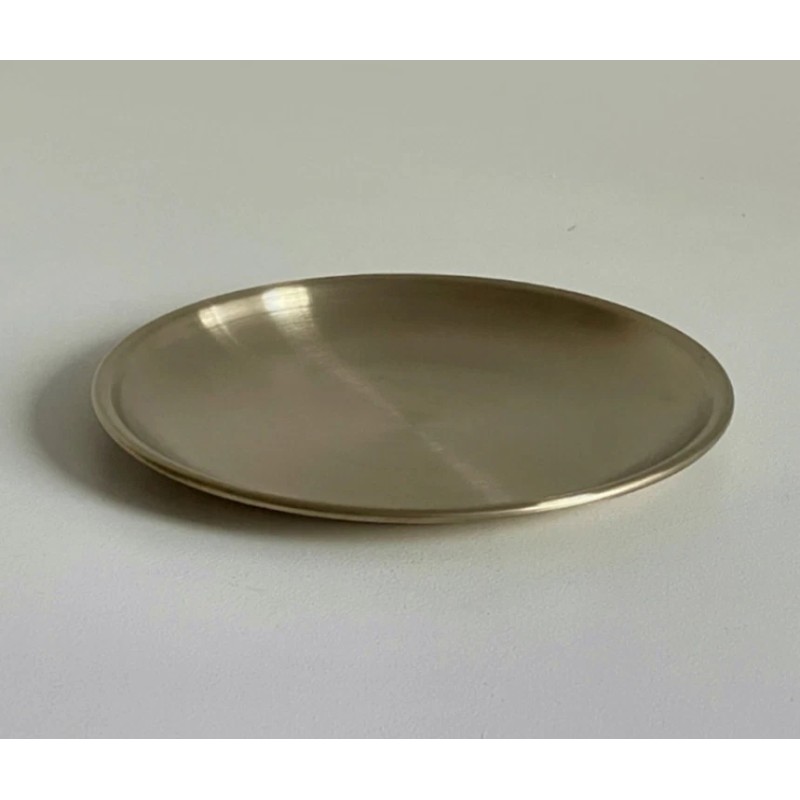Titanium Set of 2 -Titanium Gold Round Plate 6.7"– Durable,