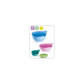 MAM Feeding Bowl, Blue/Pink/Green
