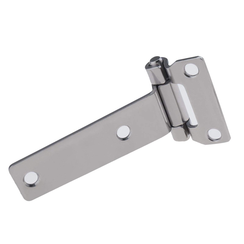 Micro Traders 2Pcs T Type Container Hinges High Polished Solid