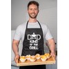 Print4U Dad King Of The Grill Funny BBQ Cooking Novelty