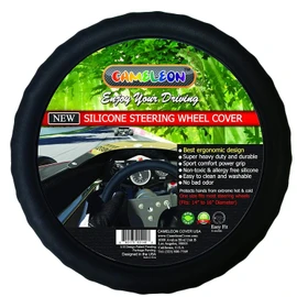 Cameleon Cover Silicone steering wheel cover Maximum Grip For Car,SUV 14" To 16"