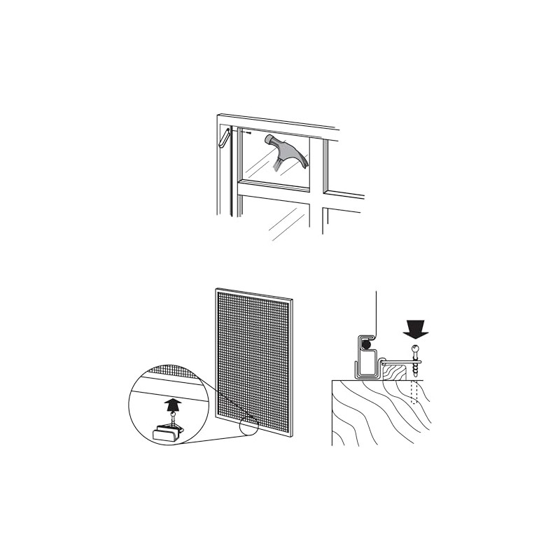 Prime-Line L 5790 Window Screen Bottom Latches (Single Pack)
