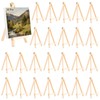 32 Pcs 9" Wood Small Easels - Wooden Mini Paint