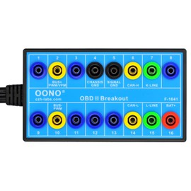 OONO Caja de diagnóstico de ruptura OBD-II, detector de probador de pines OBD2
