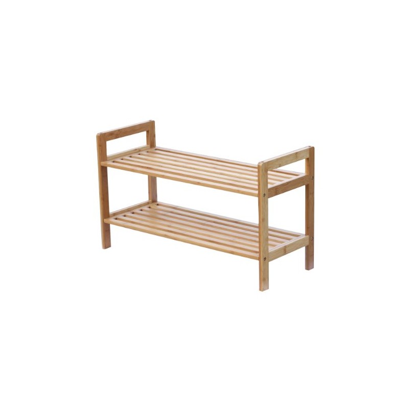 Oceanstar 2-Tier Bamboo Shoe Rack, Brown, SR1309