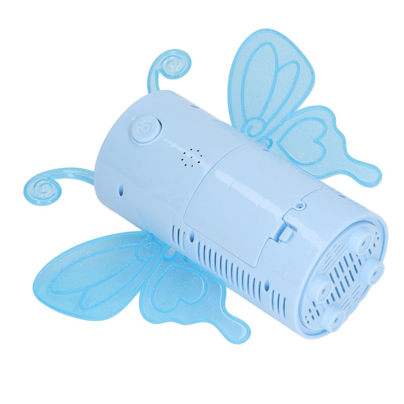 Electric Bubble Machine Automatic Multi Holes Butterfly Shape Portable Lightweight