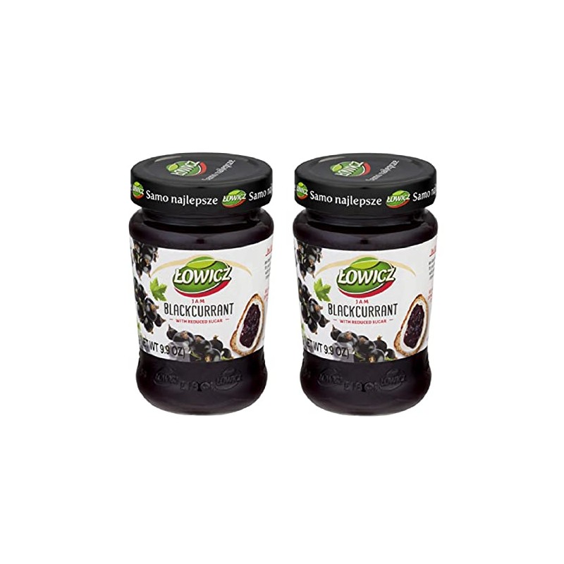 Lowicz Dzem Czarna Porzeczka N/S (Blackcurrant Jam ), Poland, Pack