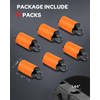 Benlari UTV Tie Down Anchors 1-7/16" Flexible Loop Lock and