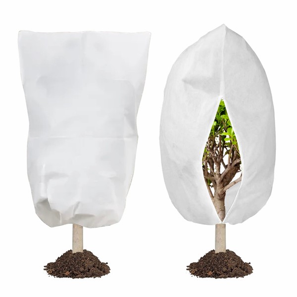 Fetanten Plant Covers Freeze Protection, 47''×70'' 2.1oz/yd² Thicken Frost Cloth
