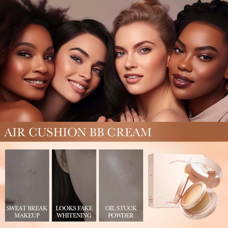 Corrector Powder Air Cushion Luminous Cream 2 En 1 Powder