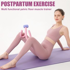 Thigh Trainer, Fitness Device for Home, Leg Press, Adductor Trainer, Arm Trainer, Body Shaper, Thigh Multifunctional Arm and Leg Trainer Trimmer, Foam, Pink