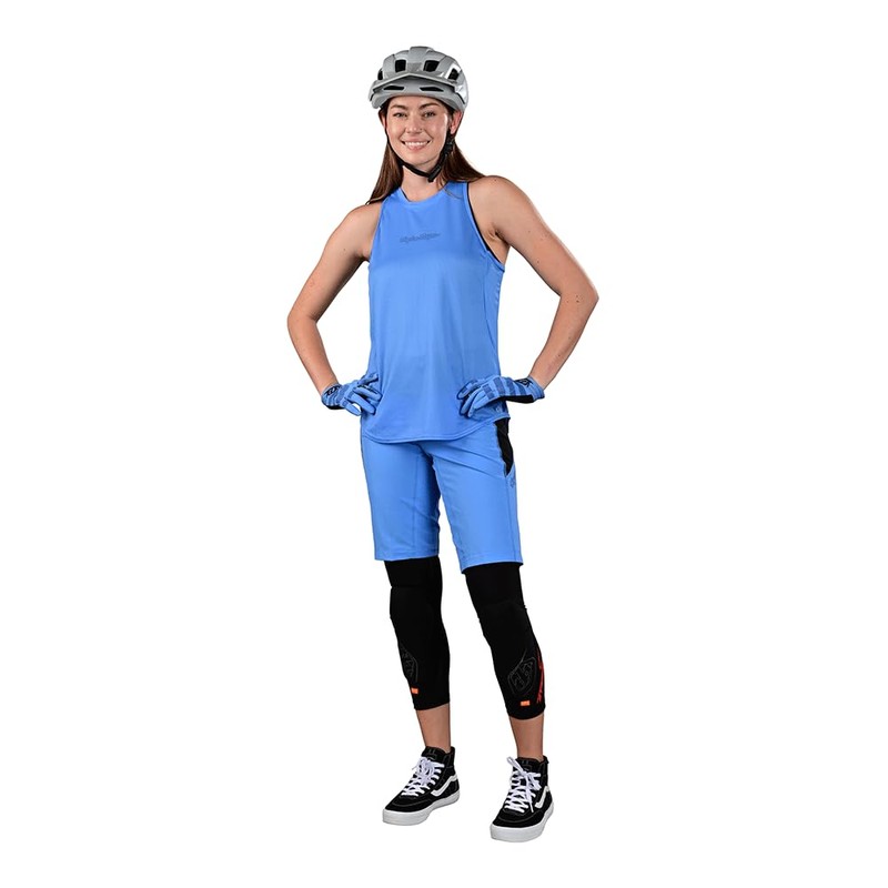 Troy Lee Designs Womens Luxe Short Shell, Solid Wildflower, Medium