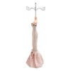 Mannequin Ring Hanging Tower Long Bodycon Dress Strapless Mannequin Earring