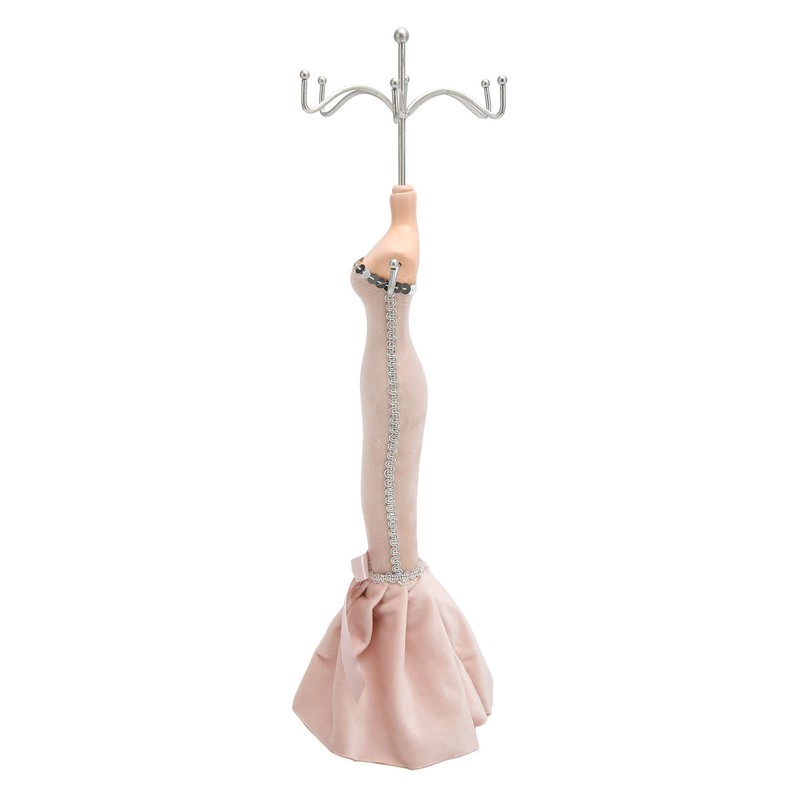 Mannequin Ring Hanging Tower Long Bodycon Dress Strapless Mannequin Earring