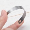 sourcing map 5pcs Feeler Gauge 0.2mm Thickness Gauge 65MN Steel