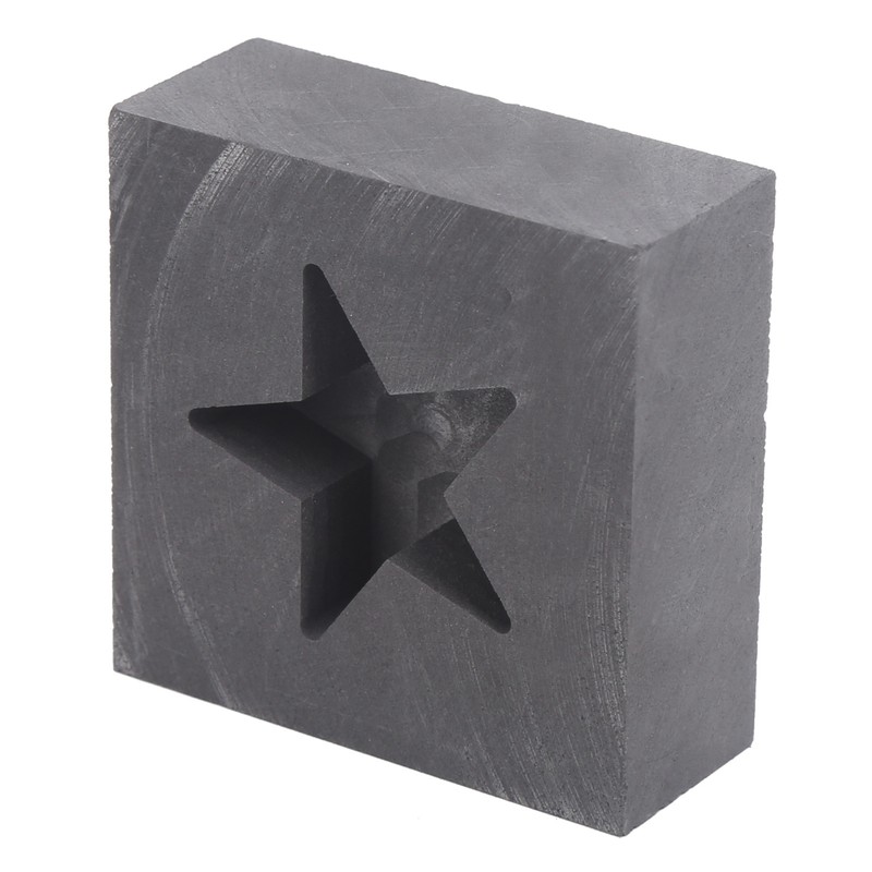 Graphite Casting Ingot Mould Mold Crucible Melting FivePointed Star Mould