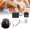 Ukulele Pickup EQ Color Tuner with LED Display Electric Box