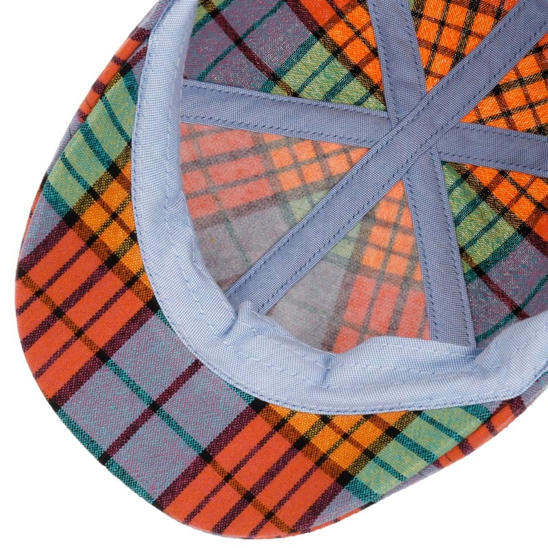 Stetson Texas Colour Check Flat Cap - Checked Style -