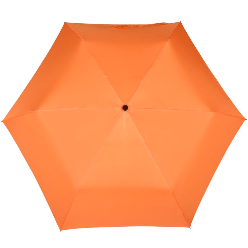 doppler Pocket Umbrella Fibre Havana Plain, orange, Pocket umbrella super