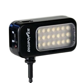 DigiPower LED Light for Smartphones and Tablets - Retail Packaging - Black
