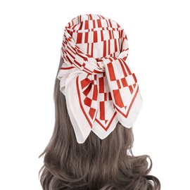 FAIRYGATE Damen Seidentuch Seide Leicht Seidenschal Bandana Halstuch Kopftuch Elegante Schal Tuch Geschenk für Frauen 94020