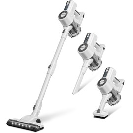 PURKINN Cordless Vacuum Cleaner with 200W Brushless Motor, 28000Pa Strong Suction, 3 Modes, Lightweight Handheld Vacuum for Home, Hard Floor, Carpet, B8