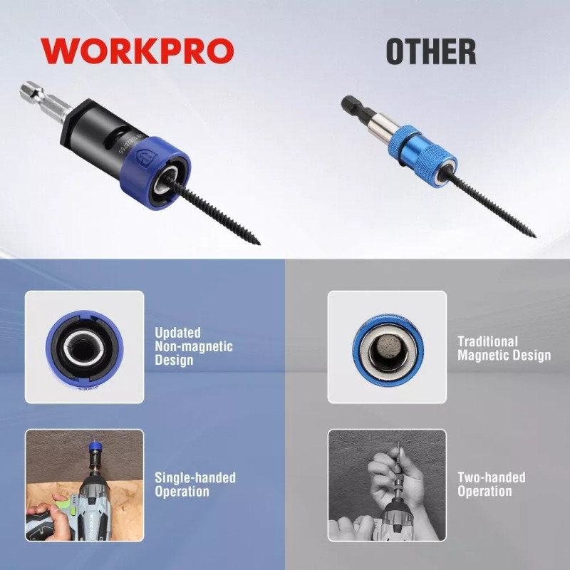 WORKPRO Drywall Screw Setter/Extract