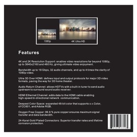 Fusion4K High Speed 4K HDMI Cable - Professional Series (15 Feet)