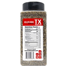 Killer Hogs BBQ TX Brisket Rub | Championship BBQ and Grill Seasoning for Texas Brisket | Great on Brisket, Ribs, Steaks, or Turkey | 16.3 Ounces