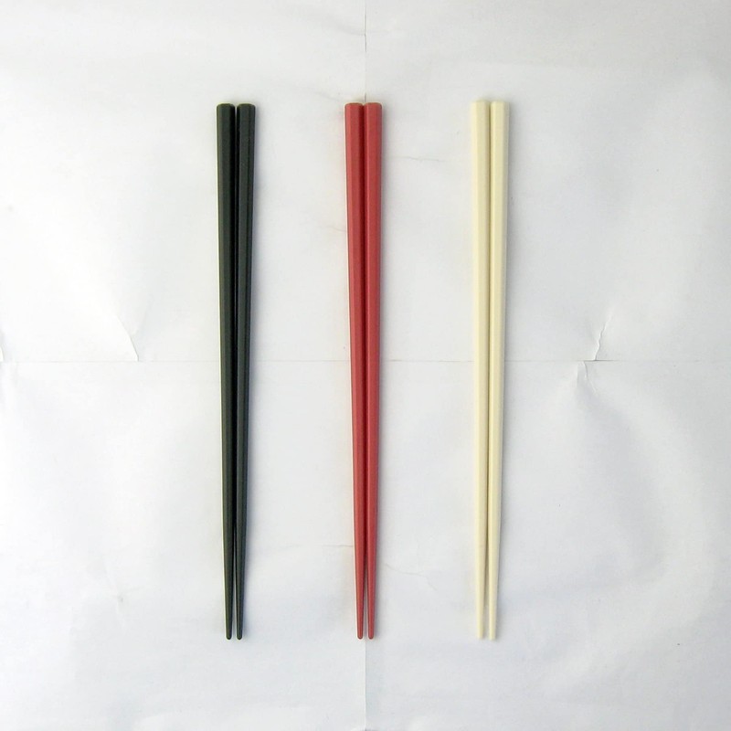 Nagao Chopsticks, 9.1 inches (23 cm), Set of 10, Black,