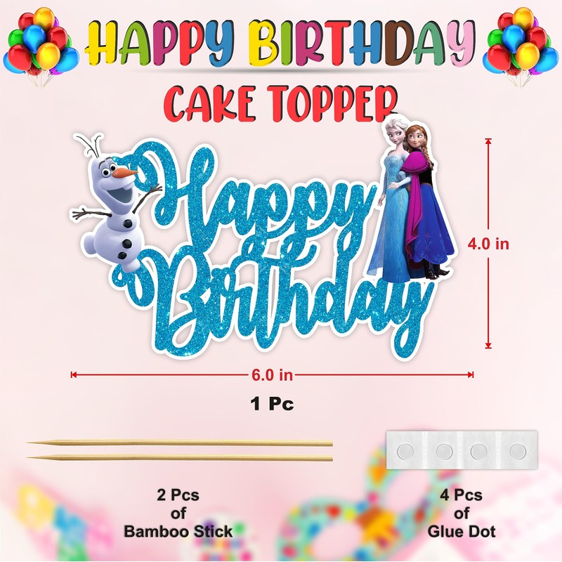 Seyal® Fro - Decoración para tarta de feliz cumpleaños