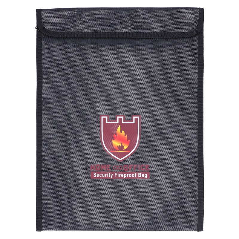 Fireproof Waterproof Bag Multi Function Money Document Jewelry Valuables Pouch