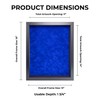 11x14 Shadow Box Frame Black Wood with a 1 3/4"